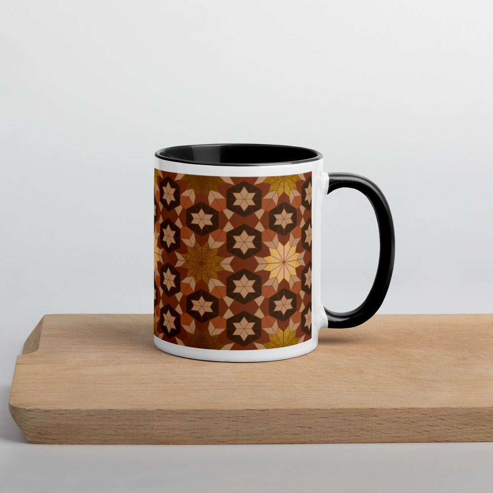 Mug with Color Inside - Geometric Star - Boho Morocco